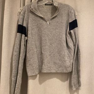 BRANDY QUARTER ZIP LONG SLEEVE